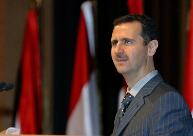 El presidente sirio, Bashar Asad, en una conferencia en Damasco.