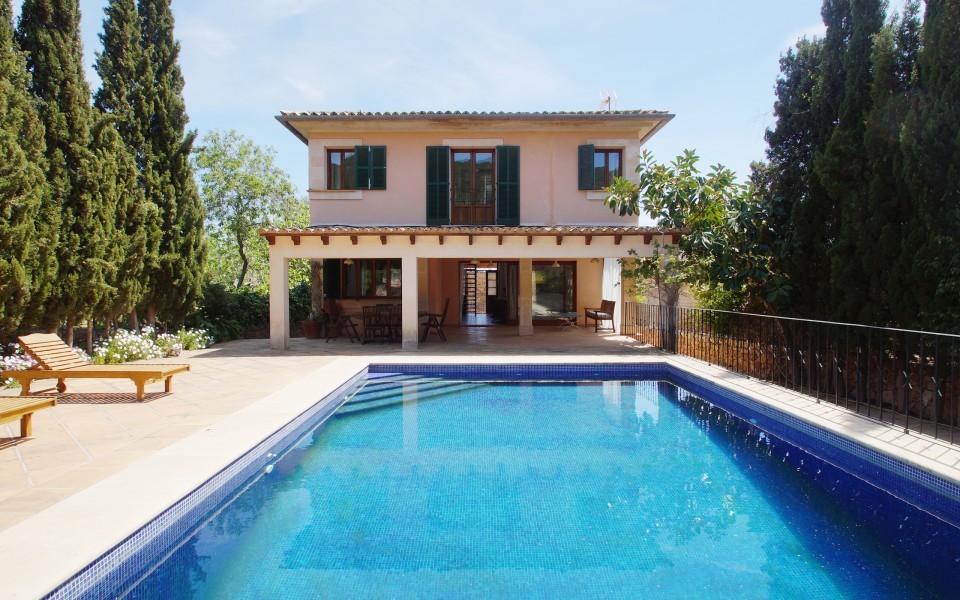 Casa de cuatro habitaciones y piscina en Santa Eugenia, Palma de...