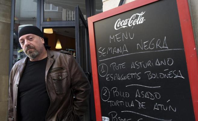 El argentino Carlos Salem ayer, en la Semana Negra de Gijn, donde...