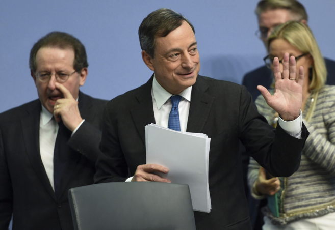 El presidente del Banco Central Europeo, Mario Draghi, en Frncfort.