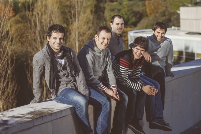 Los cinco socios fundadores de la 'startup' vasca Arima.