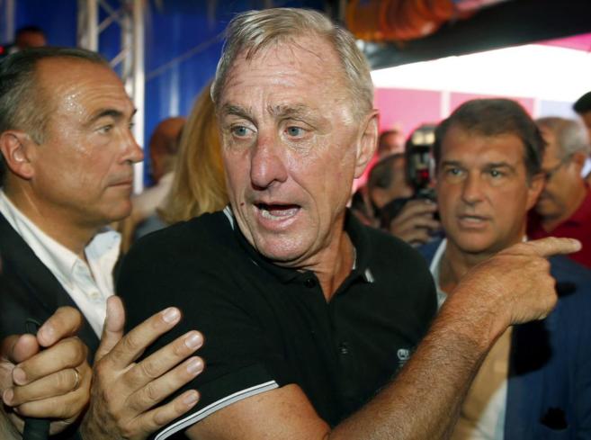 Cruyff vot por Laporta.