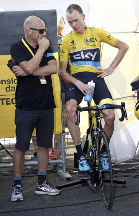 Chris Froome, tras las 14 etapa del Tour de Francia.