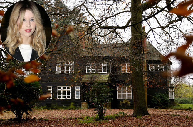 La casa de Peaches Geldof donde fue hallada muerta.