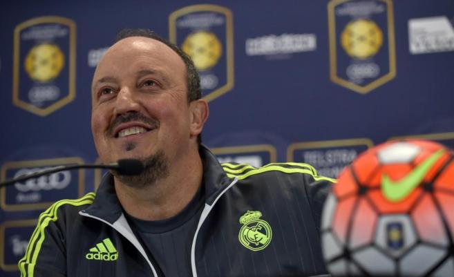 El entrenador del Real Madrid, en conferencia de prensa en Melbourne.