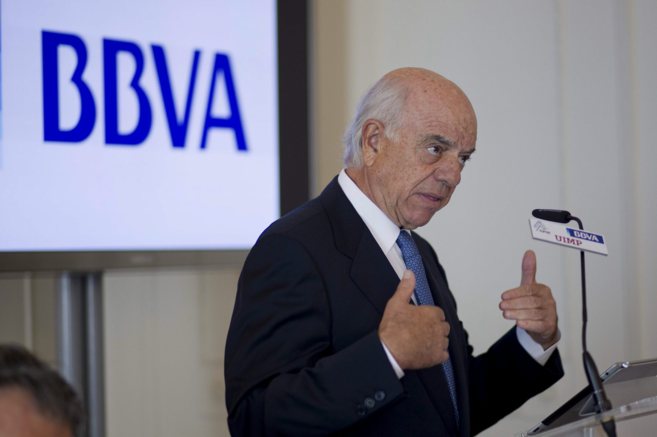 El presidente de BBVA, Francisco González