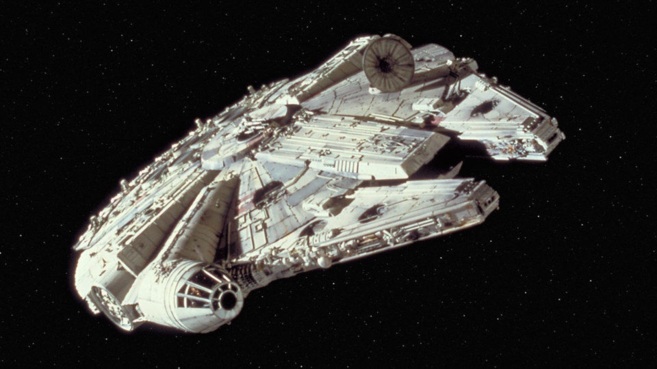 El Halcn Milenario, la nave de Han Solo en 'La guerra de las...
