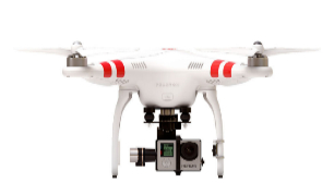 Un dron similar al que fue interceptado.