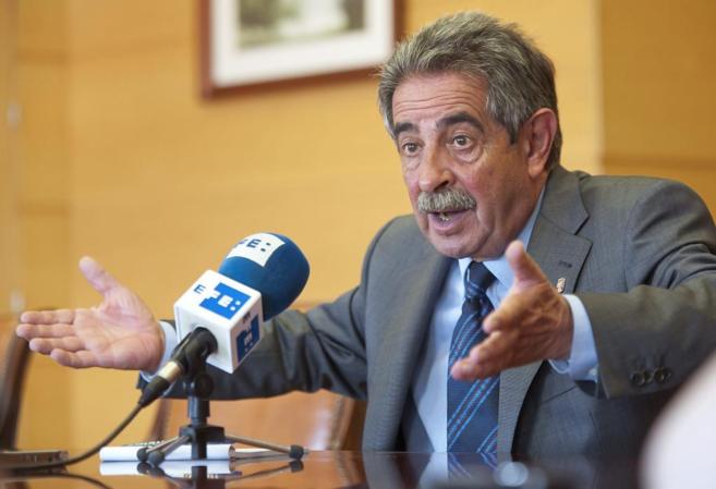 El Presidente de Cantabria, Miguel ngel Revilla.