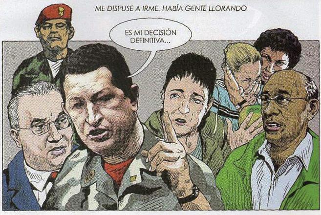 Vietas del cmic 'La vida ilustrada de Hugo Chvez...