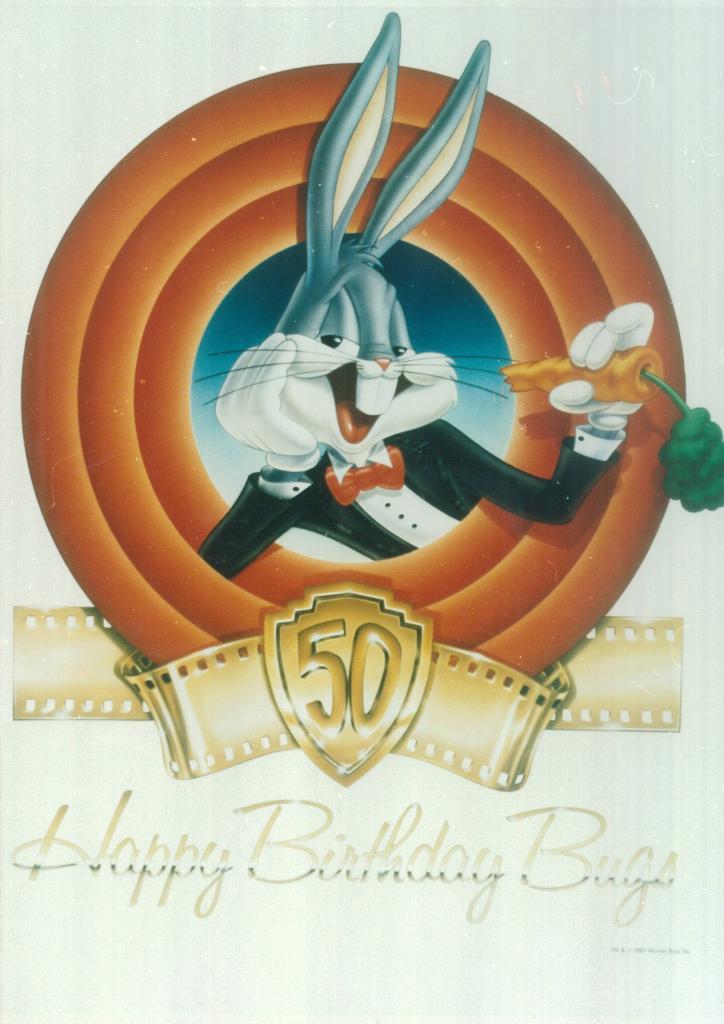Logo conmemorativo del 50 aniversario de Bugs Bunny