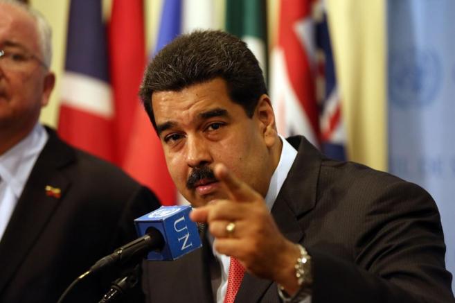 El presidente venezolano, Nicolás Maduro, durante su encuentro con...