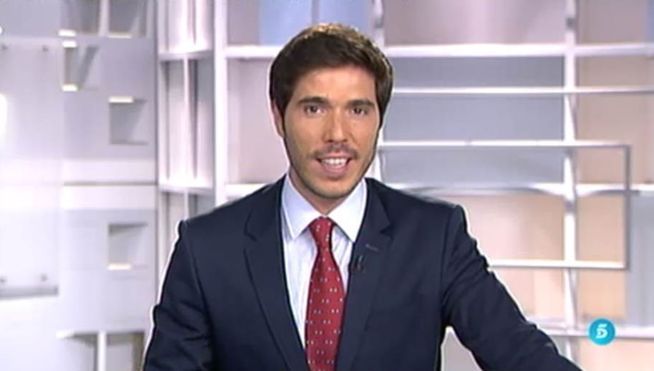 Pablo Pinto, presentador de Deportes en Telecinco.