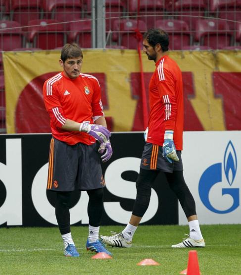 Iker Casillas y Diego Lpez