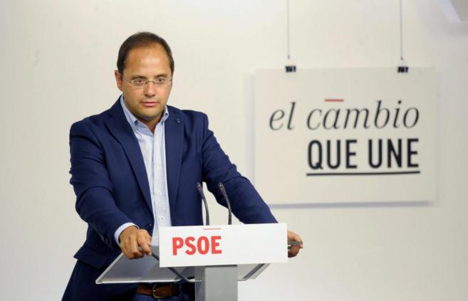 El secretario de Organizacin del PSOE, Csar Luena, el pasado lunes...