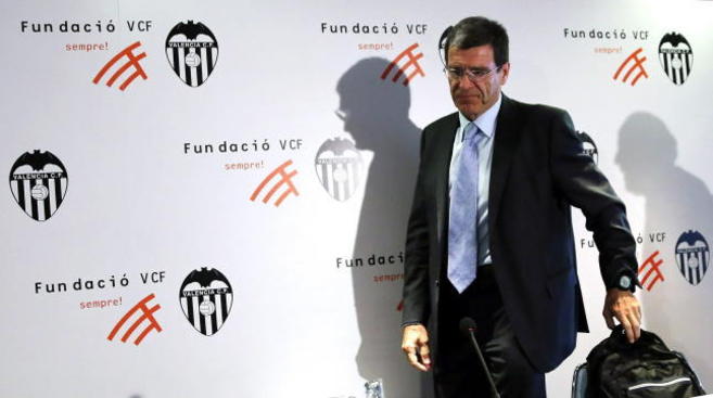 Aurelio Martnez fue presidente de la Fundacin Valencia CF.