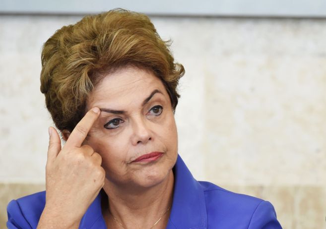 Dilma Rousseff durante un evento gubernamental en Brasil