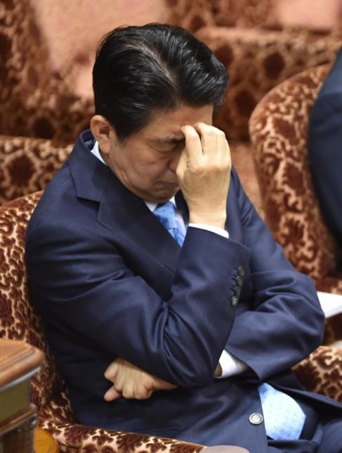 El primer ministro japons, Shinzo Abe, en el Parlamento de Tokio.