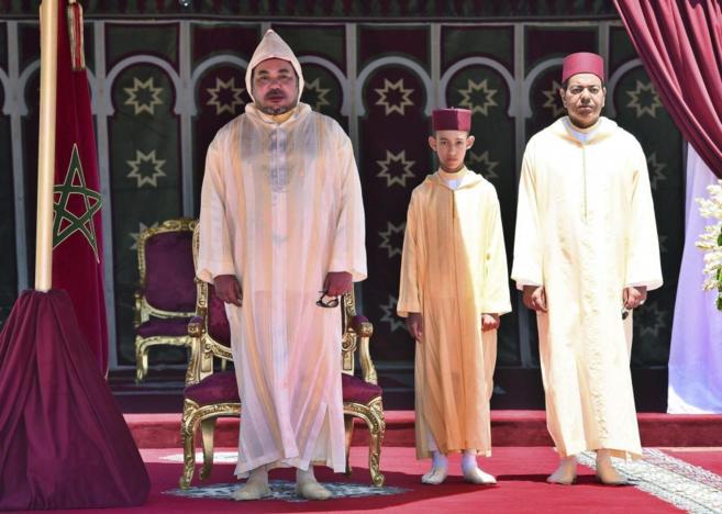 El rey Mohamed VI de Marruecos participa en un acto con motivo del 16...