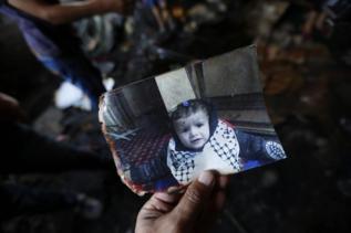 Fotografa del beb palestino de 18 meses Ali Dawabsha.