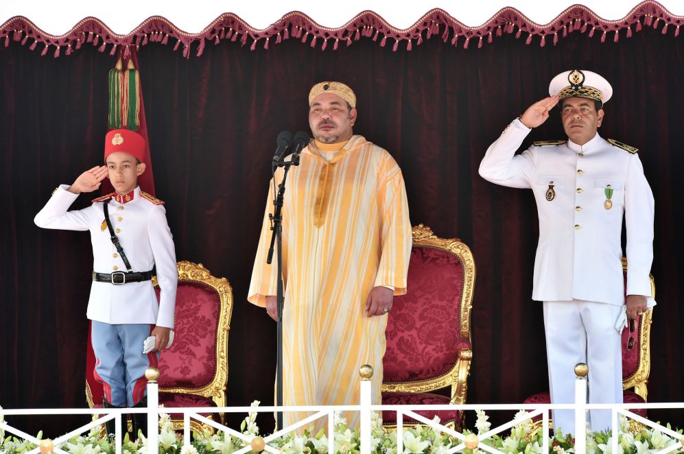 El rey Mohamed VI de Marruecos celebra su llegada al trono hace 16...