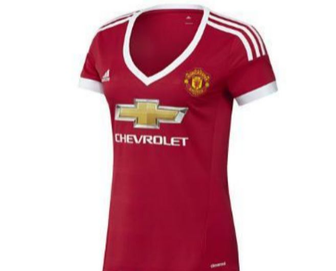 La camiseta femenina del Manchester United