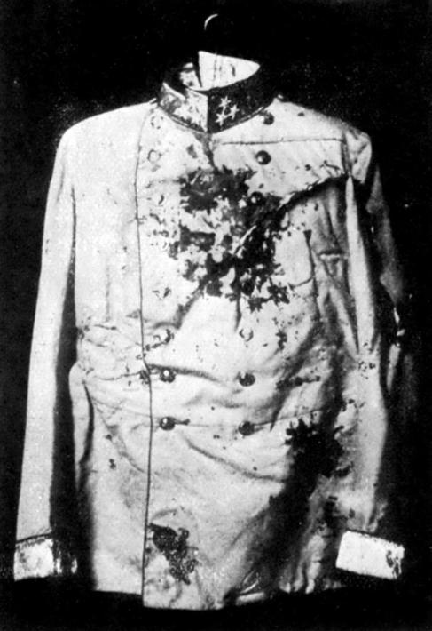La camisa ensangrentada del archiduque Francisco Fernando.