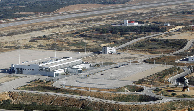 Vista area del Aeropuerto de Castelln.