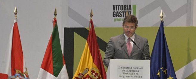 El ministro Rafael Catal, durante un acto celebrado en Vitoria.