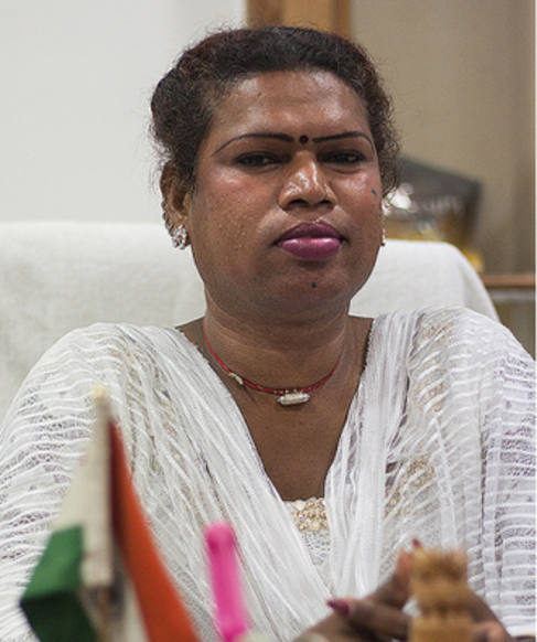 Madhu, de 38 aos, es la primera alcaldesa transexual de India.