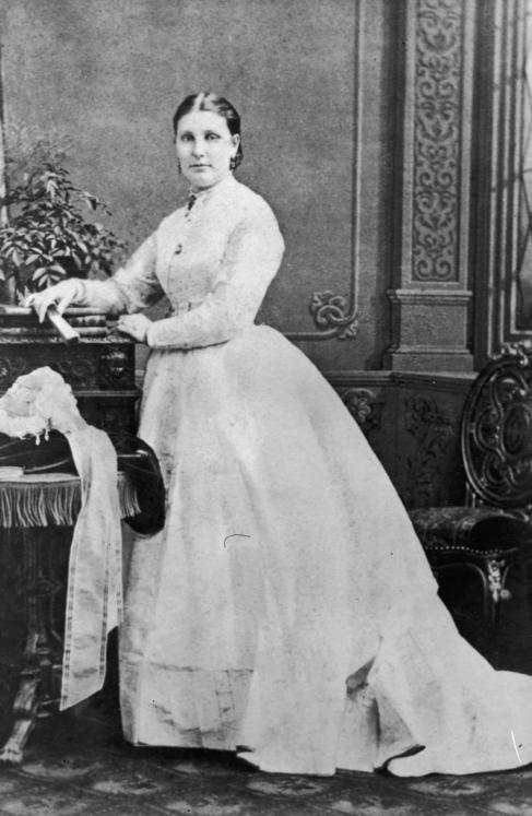 Florence Baker, esposa de Samuel Baker, en 1865.