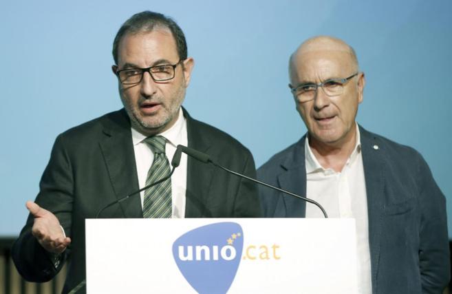 Ramon Espadaler junto a Josep Antoni Duran Lleida