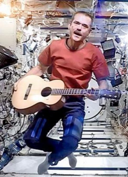El astronauta Chris Hadfield.