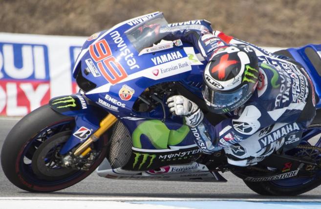 Jorge Lorenzo, en Brno el da previo a la carrera de MotoGP de...