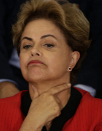 Dilma Rousseff en una reunin con movimientos sociales en Brasil