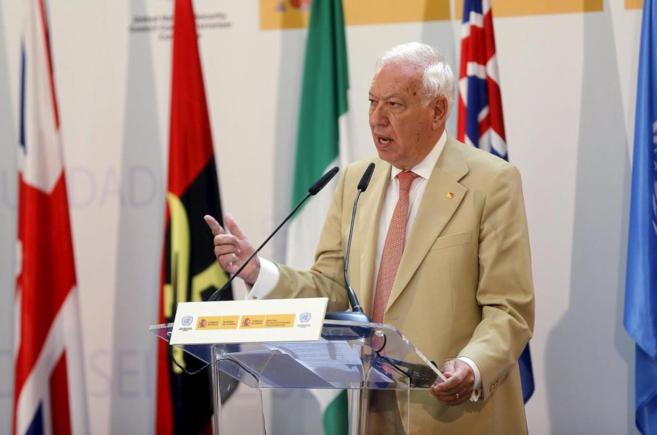 El ministro de Exteriores, Jos Manuel Garca-Margallo, en un acto...