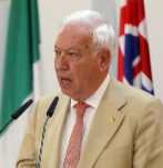 El ministro de Exteriores, Jos Manuel Garca-Margallo, en un acto...