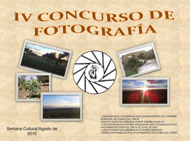 Cartel promocional IV Concurso de Fotografa.