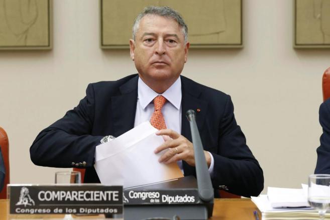 El presidente de RTVE, José Antonio Sánchez, durante su...
