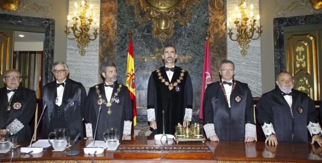 El rey Felipe VI preside la solemne apertura del Ao Judicial del...