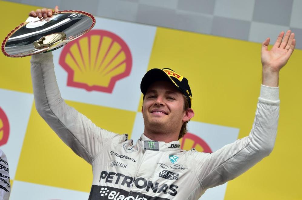 Nico Rosberg (Mercedes), a 28 puntos del britnico en el mundial de...