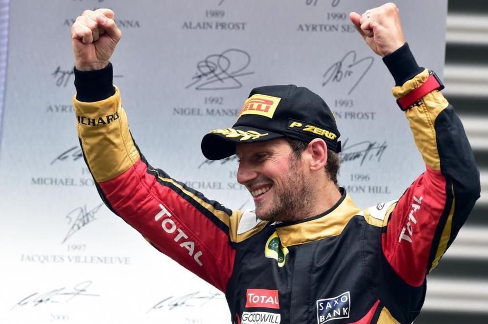 El francs Romain Grosjean (Lotus), logra su mejor resultado del...