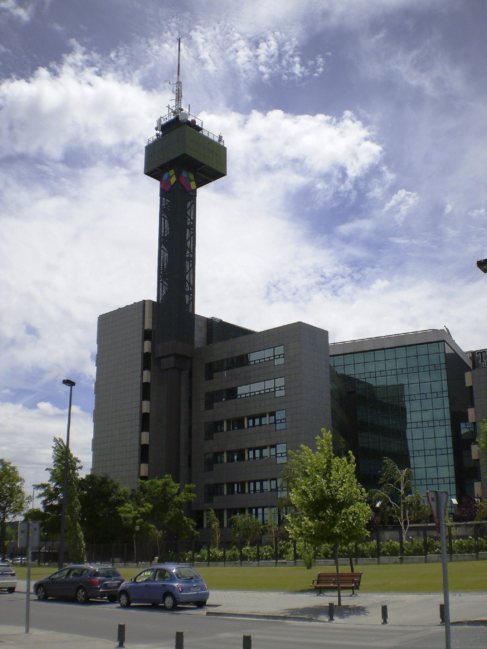 Edificio sede de Telemadrid en la Ciudad de la Imagen