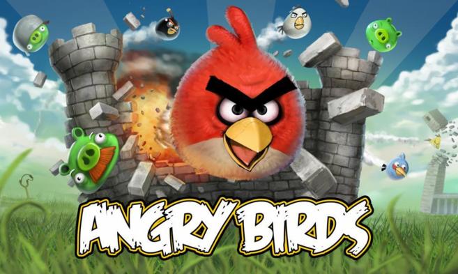 Una imagen del popular juego 'Angry Birds'