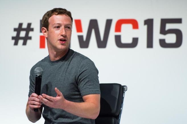 Mark Zuckerberg, el pasado marzo en el Mobile World Congress de...