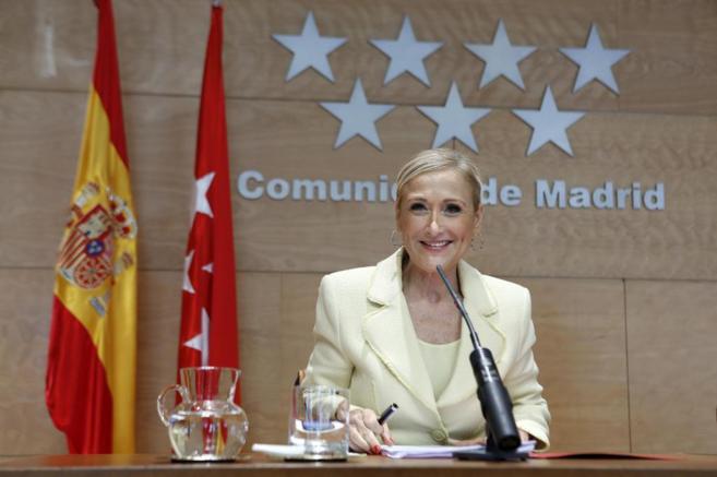 Cristina Cifuentes, presidenta de la Comunidad de Madrid.