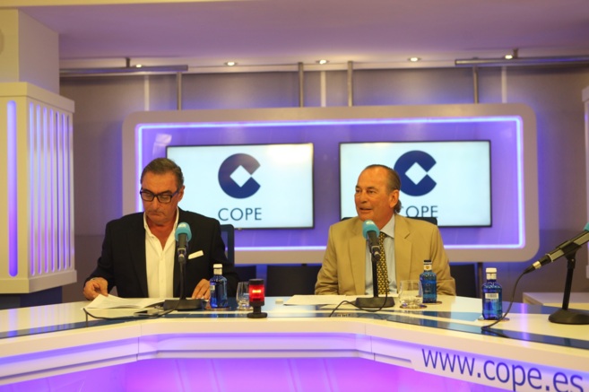 Carlos Herrera y Rafael Prez del Puerto, consejero delegado del...