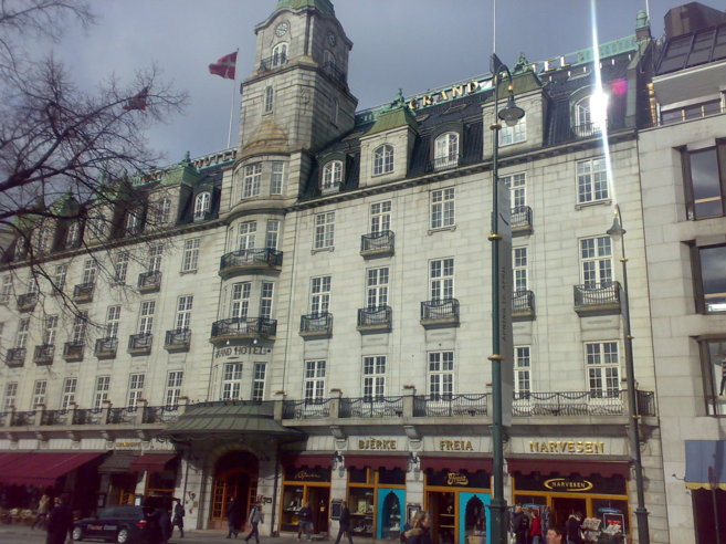 El Grand Hotel de Oslo.