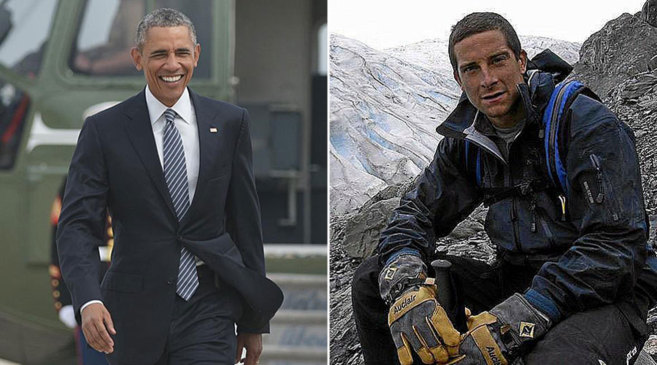 Barack Obama y Bear Grylls.