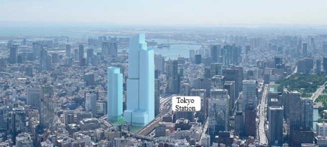 Imagen del proyecto urbanstico que pretende desarrollar Mitsubishi...